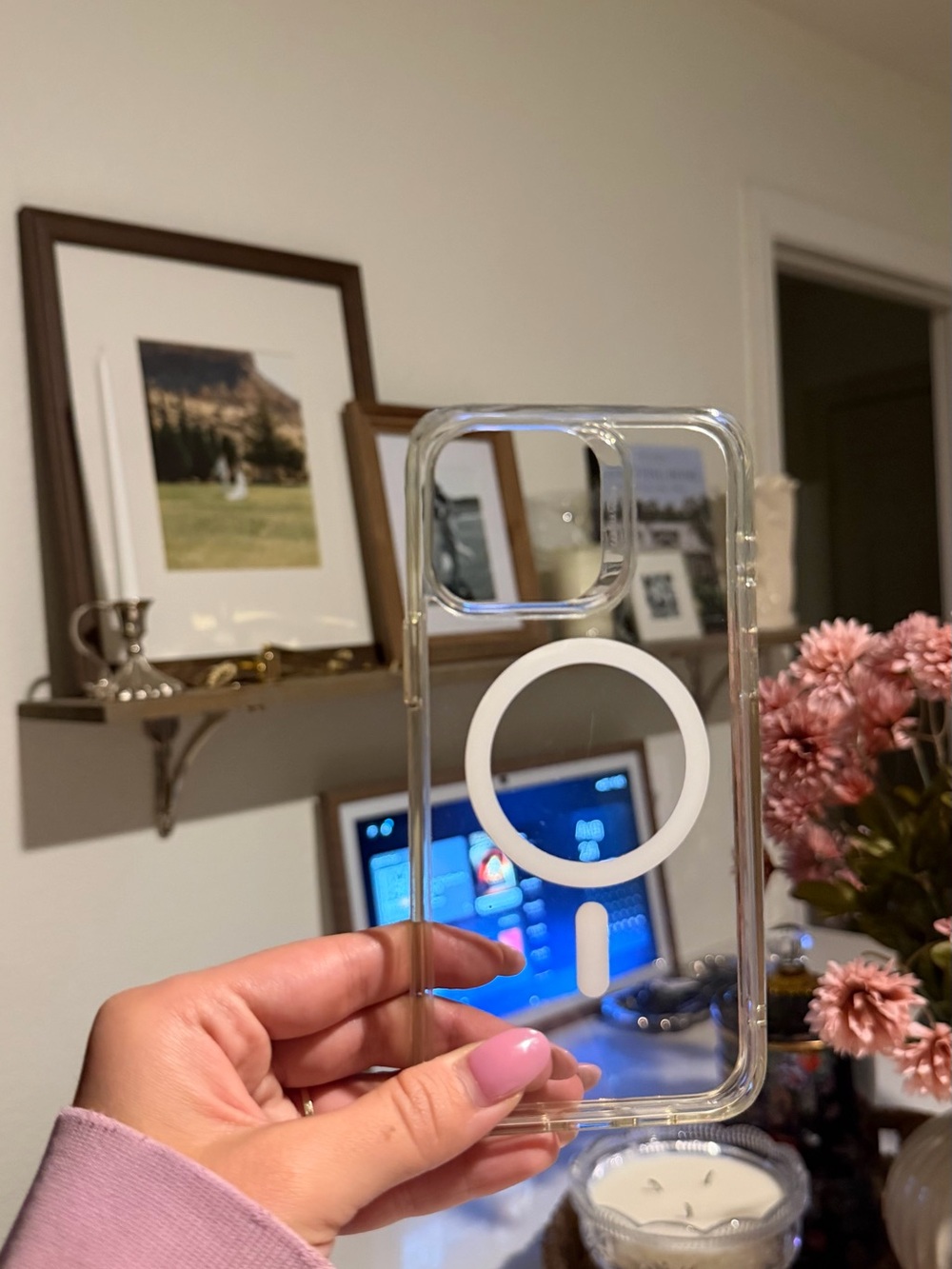 Clear MagSafe-Compatible iPhone 15 Pro Max Case